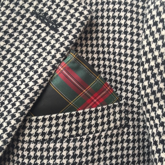 Boy's Houndstooth Holiday Blazer Size 12 - Picture 2 of 3